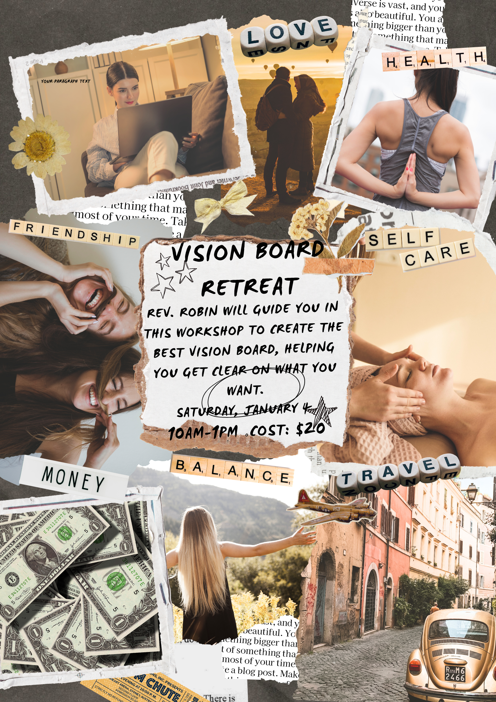 Vision Board Retreat | Unity of Venice